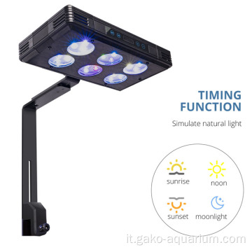 Luce marina a LED in acqua salata da 72 W per barriera corallina